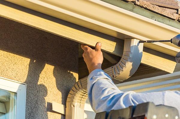 gutter installation the gutter installation process typically takes one to two days, depending on the size of the project